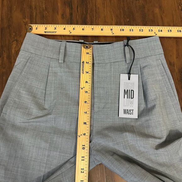 DRYKORN Job Dress Pants Gray Slacks Trouser Pleated Business NWT - Picture 13 of 15